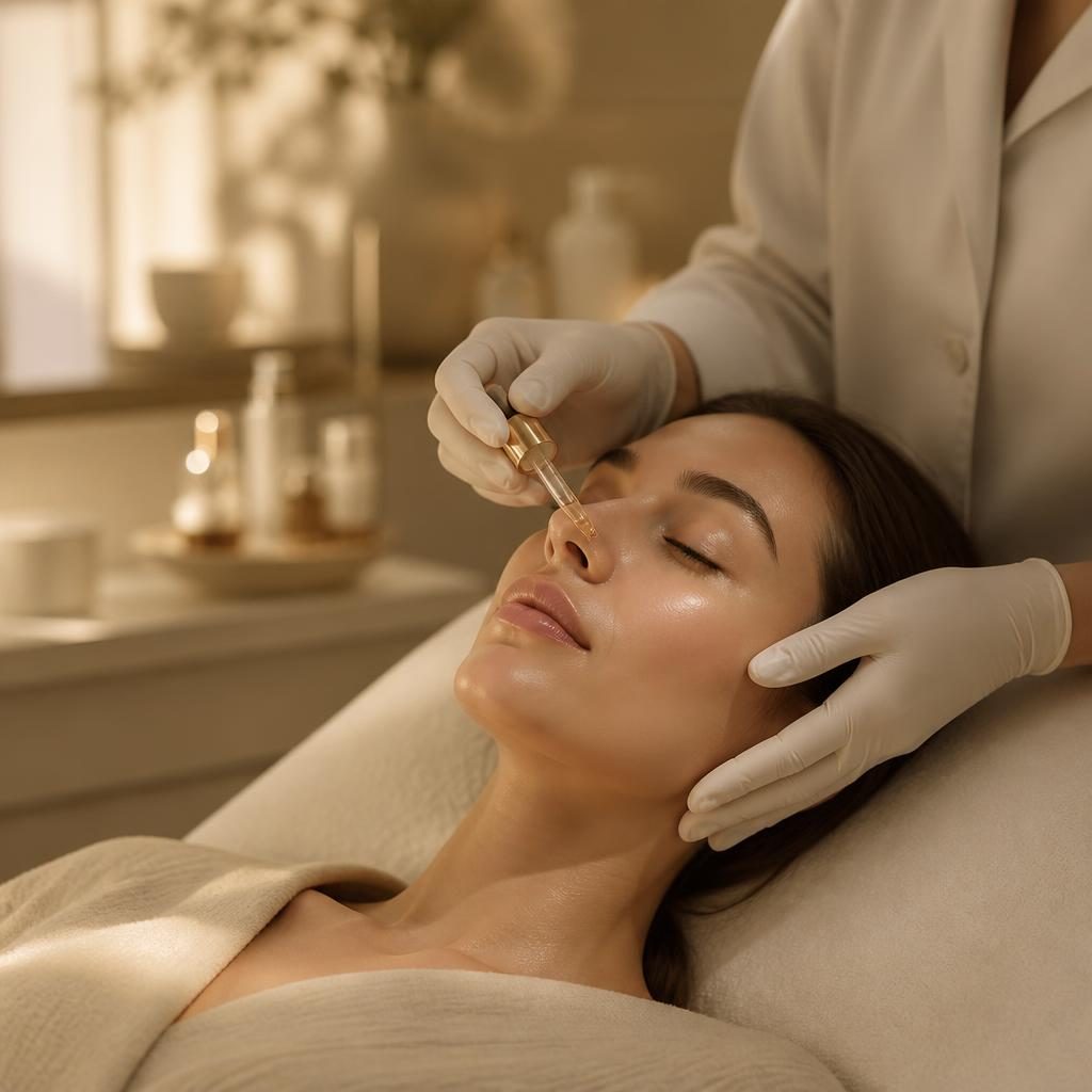 A gentle in-office serum application